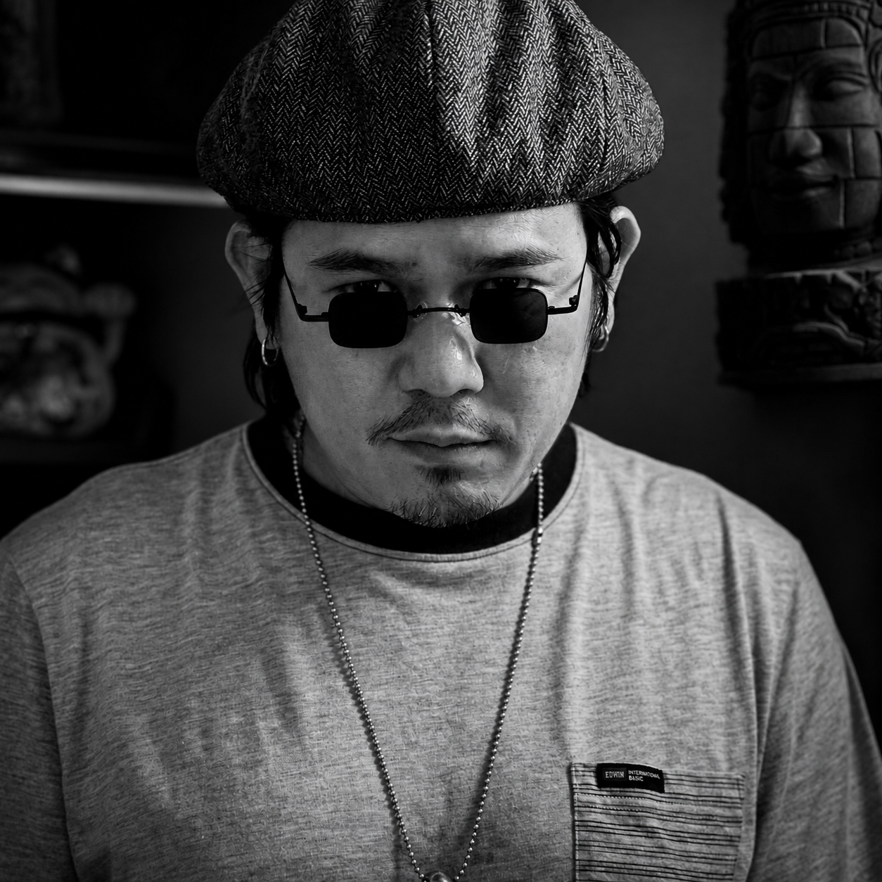 Tattoo artist Thuong Nguyen at Overthink-Ink in Ho Chi Minh City
